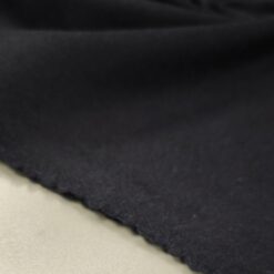 Dunkelblaue Wolle - warm und elegant für Mäntel und Jacken (260 g/m²)