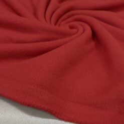❄ Roter Thermofleece - Mikropolar