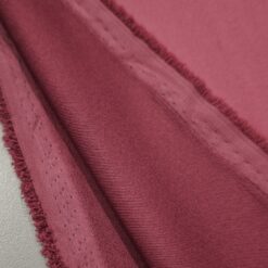 Schwerer elastischer Bordeaux-Satin letzter Rest 2 m