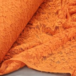 Spitze - orange, elastisch  LETZTES STÜCK 1,50 m / 12,50 €