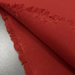Elegantes Rot - Baumwoll-Polyester-Mischgewebe