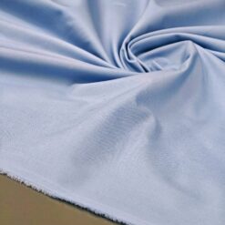 Hellblauer Baumwollstoff - Medizinblau