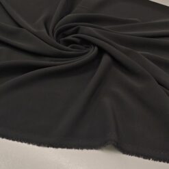 Schwarzer Kostümstoff - leicht, schön fallend und elegant