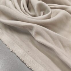Sandbeige blickdichte Viskose - leicht, weich und schön fallend